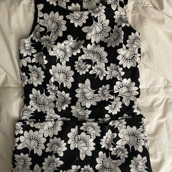 NEW Sheath Dress Charter Club Cotton Sleeveless lined scoop neck Black White 16 - Picture 10 of 11